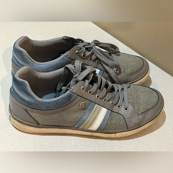 Men's PENGUIN Casual Thaw Canvas Shoes‎ Sneakers Gray & Blue - Size 10 - Picture 7 of 7